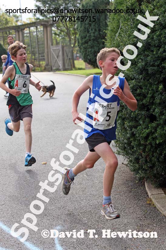 Boys under-13s, Northern Road Relays, Blackpool. Photo: David T. Hewitson/Sports for All Pics